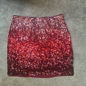 Taylor Swift Red Eras Tour Sequin skirt